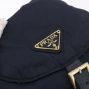 PRADA Backpack Nylon Navy Gold Auth gh2105-17