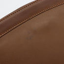 LOEWE Shoulder Bag Leather Brown Auth gh2112-18