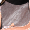 LOEWE Shoulder Bag Leather Brown Auth gh2112-12