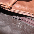 LOEWE Shoulder Bag Leather Brown Auth gh2112-22