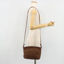 LOEWE Shoulder Bag Leather Brown Auth gh2112-24
