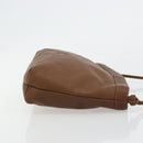 LOEWE Shoulder Bag Leather Brown Auth gh2112-3