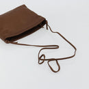 LOEWE Shoulder Bag Leather Brown Auth gh2112-7