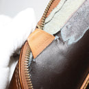 LOUIS VUITTON Monogram Vernis Van Damme Hand Bag Bronze M91125 LV Auth gh2113-12