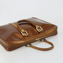 LOUIS VUITTON Monogram Vernis Van Damme Hand Bag Bronze M91125 LV Auth gh2113-6