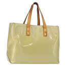 LOUIS VUITTON Monogram Vernis Reade PM Hand Bag Gris M91145 LV Auth gh2114-1
