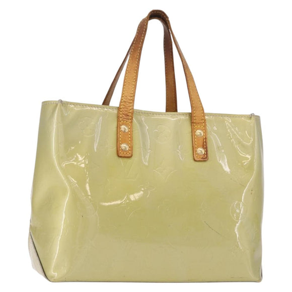 LOUIS VUITTON Monogram Vernis Reade PM Hand Bag Gris M91145 LV Auth gh2114