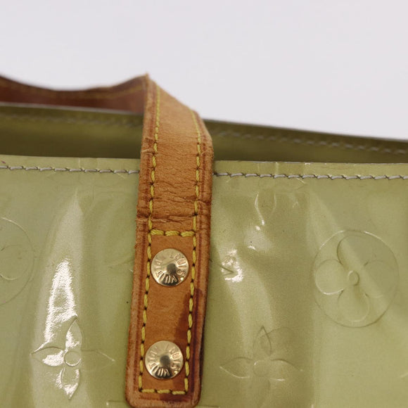 LOUIS VUITTON Monogram Vernis Reade PM Hand Bag Gris M91145 LV Auth gh2114
