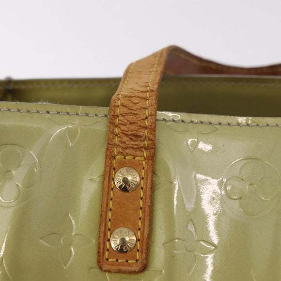 LOUIS VUITTON Monogram Vernis Reade PM Hand Bag Gris M91145 LV Auth gh2114