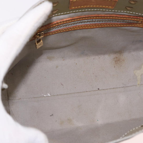 LOUIS VUITTON Monogram Vernis Reade PM Hand Bag Gris M91145 LV Auth gh2114