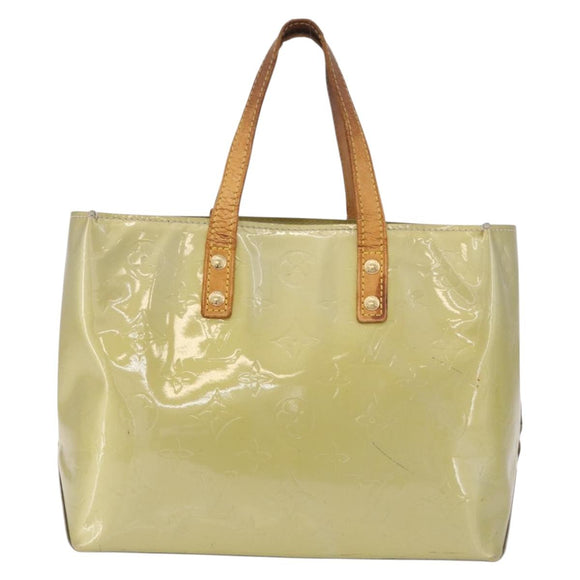 LOUIS VUITTON Monogram Vernis Reade PM Hand Bag Gris M91145 LV Auth gh2114