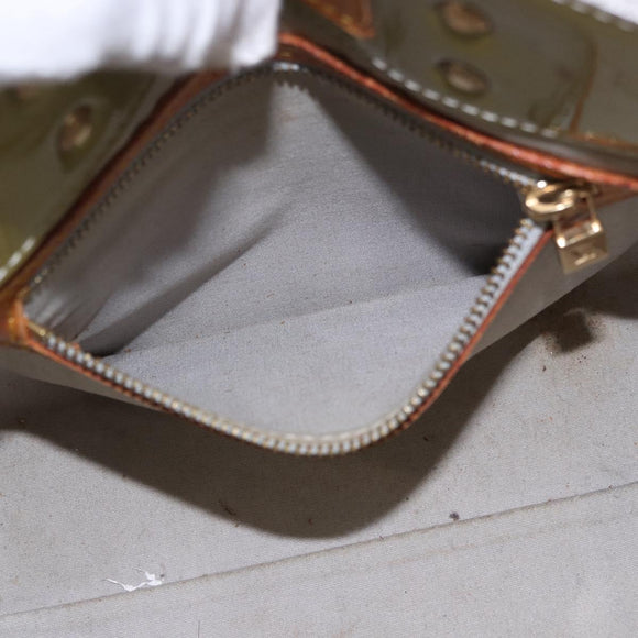 LOUIS VUITTON Monogram Vernis Reade PM Hand Bag Gris M91145 LV Auth gh2114