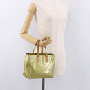 LOUIS VUITTON Monogram Vernis Reade PM Hand Bag Gris M91145 LV Auth gh2114-24