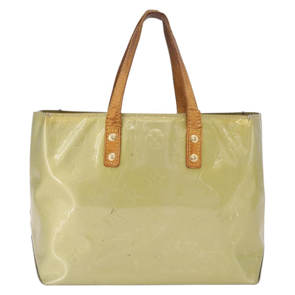 LOUIS VUITTON Monogram Vernis Reade PM Hand Bag Gris M91145 LV Auth gh2114
