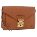 LOUIS VUITTON Epi Serie Dragonne Hand Bag Brown M52618 LV Auth gh2116-1