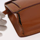 LOUIS VUITTON Epi Serie Dragonne Hand Bag Brown M52618 LV Auth gh2116-8