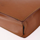 LOUIS VUITTON Epi Serie Dragonne Hand Bag Brown M52618 LV Auth gh2116-18