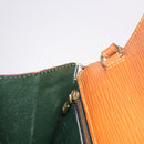 LOUIS VUITTON Epi Serie Dragonne Hand Bag Brown M52618 LV Auth gh2116-24