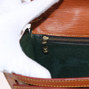 LOUIS VUITTON Epi Serie Dragonne Hand Bag Brown M52618 LV Auth gh2116-26