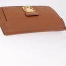 LOUIS VUITTON Epi Serie Dragonne Hand Bag Brown M52618 LV Auth gh2116-6