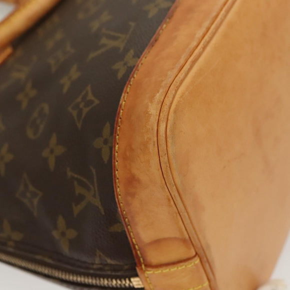LOUIS VUITTON Monogram Alma Hand Bag M51130 LV Auth gh212