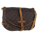 LOUIS VUITTON Monogram Saumur 30 Shoulder Bag M42256 LV Auth gh2120-1