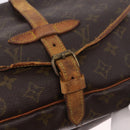 LOUIS VUITTON Monogram Saumur 30 Shoulder Bag M42256 LV Auth gh2120-20