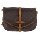 LOUIS VUITTON Monogram Saumur 30 Shoulder Bag M42256 LV Auth gh2120-13