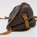 LOUIS VUITTON Monogram Saumur 30 Shoulder Bag M42256 LV Auth gh2120-4