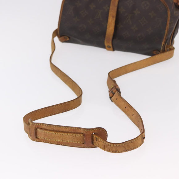 LOUIS VUITTON Monogram Saumur 30 Schoudertas M42256 LV Auth gh2120