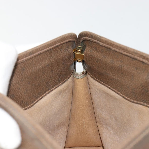 GUCCI GG Supreme Clutch Bag PVC Beige Gold 67 039 5465 Auth gh2123