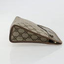 GUCCI GG Supreme Clutch Bag PVC Beige Gold 67 039 5465 Auth gh2123-4