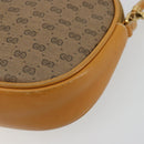 GUCCI Micro GG Supreme Shoulder Bag PVC Beige Gold 007 89 0094 Auth gh2125-14