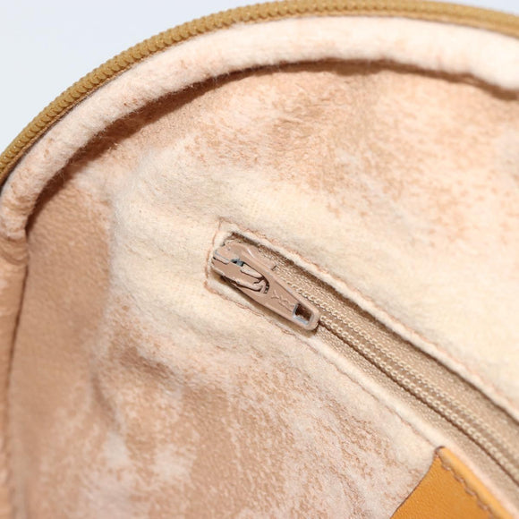 GUCCI Micro GG Supreme Shoulder Bag PVC Beige Gold 007 89 0094 Auth gh2125