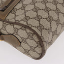 GUCCI GG Supreme Web Sherry Line Bag PVC Beige Gold 56 02 005 Auth gh2127-14
