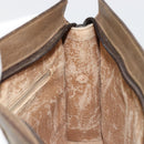 GUCCI GG Supreme Clutch Bag PVC Beige Gold Auth gh2128-18