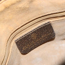 GUCCI GG Supreme Web Sherry Line Boston Bag PVC Beige Goud 40 3841 Auth gh2129-20