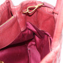 Miu Miu Matelasse Hand Bag Leather 2way Pink Gold Auth gh2131-24