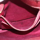 Miu Miu Matelasse Hand Bag Leather 2way Pink Gold Auth gh2131-27