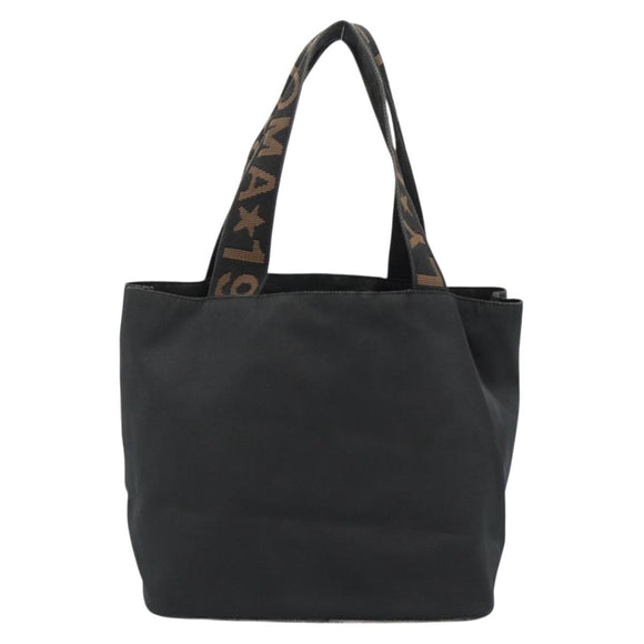 FENDI Handtasche Canvas Schwarz Braun Auth gh2132