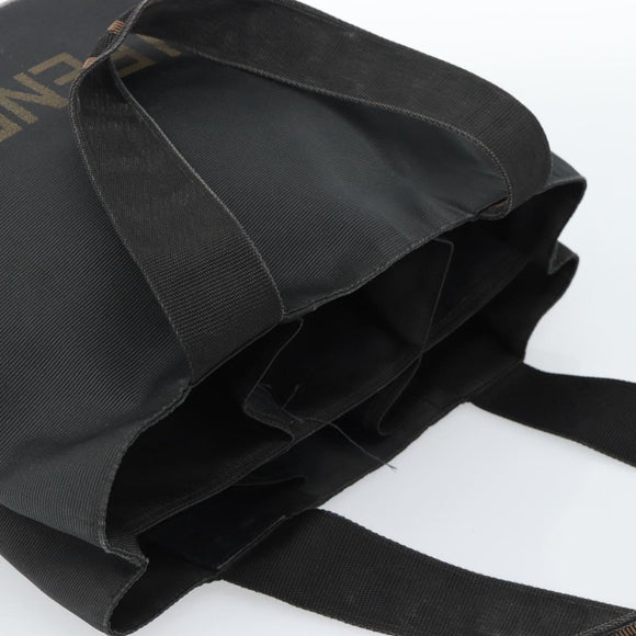 FENDI Handtasche Canvas Schwarz Braun Auth gh2132