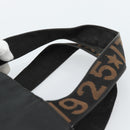 FENDI Handtasche Canvas Schwarz Braun Auth gh2132-8