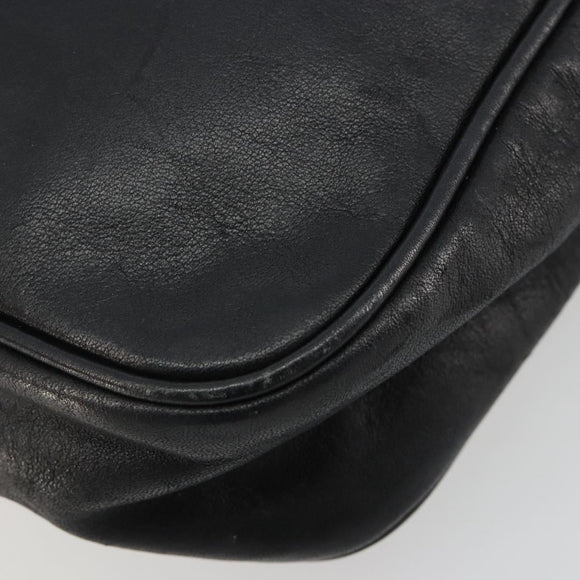 LOEWE Umhängetasche Leder Schwarz Gold Original gh2136