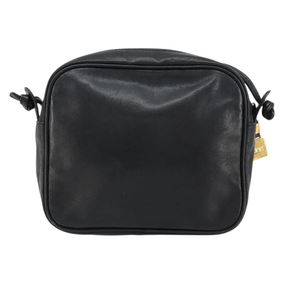 LOEWE Umhängetasche Leder Schwarz Gold Original gh2136