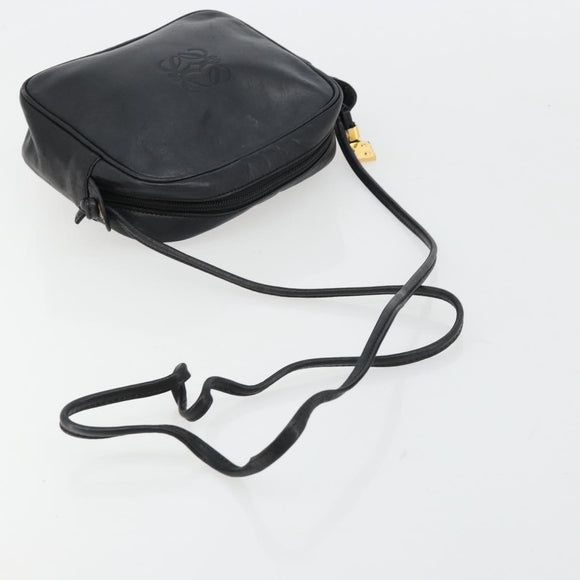 LOEWE Umhängetasche Leder Schwarz Gold Original gh2136