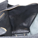 Salvatore Ferragamo Gancini Tragetasche Leder Schwarz Gold Auth gh2138-18