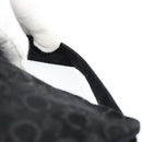 CELINE C Macadam Canvas Hand Bag Black Gold Auth gh2139A-8