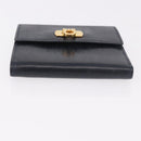 LOUIS VUITTON Salvatore Ferragamo Monogram Wallet Leather 3 Set Auth gh2141-12