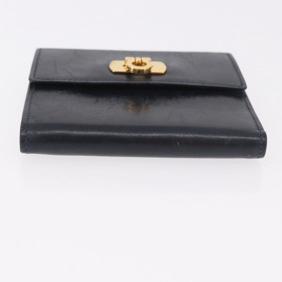 LOUIS VUITTON Salvatore Ferragamo Monogram Wallet Leather 3 Set Auth gh2141