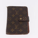 LOUIS VUITTON Salvatore Ferragamo Monogram Wallet Leather 3 Set Auth gh2141-14